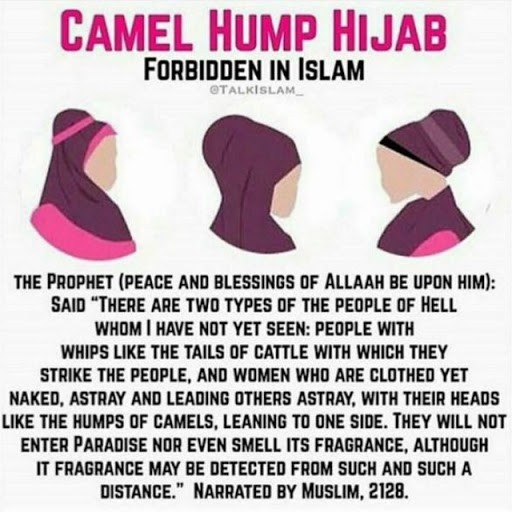 camel hump hijab forbidden in islam