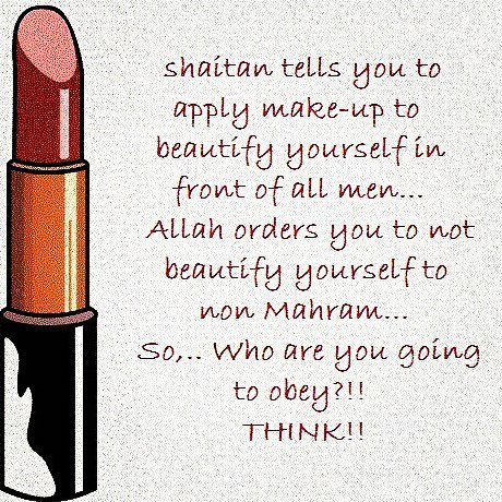 lipstick in islam
