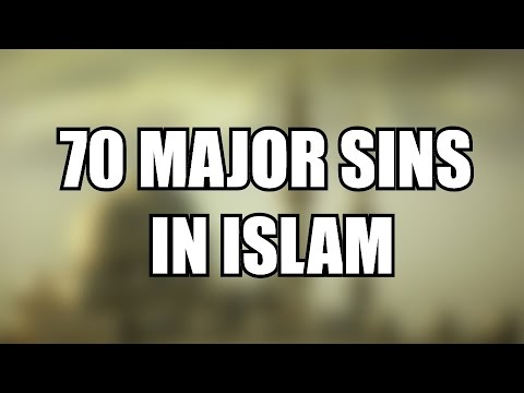 70 major sins in islam