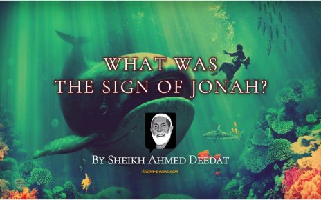 What was the Sign of jonah